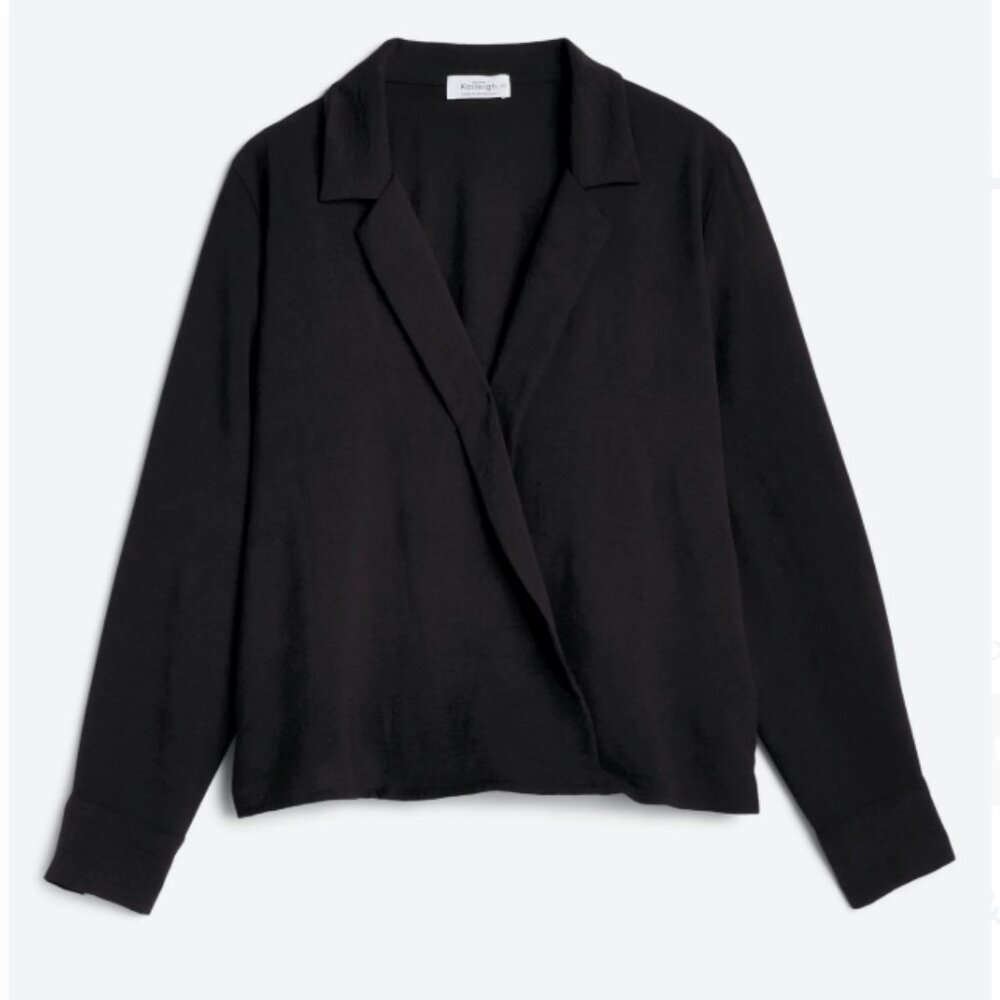 Collared Surplice blouse